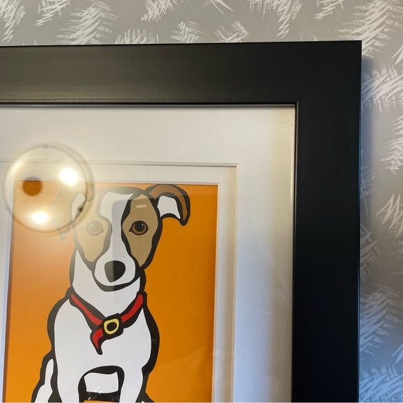 Jack Russell On Orange By Marc Tetro - Picture 7 of 9